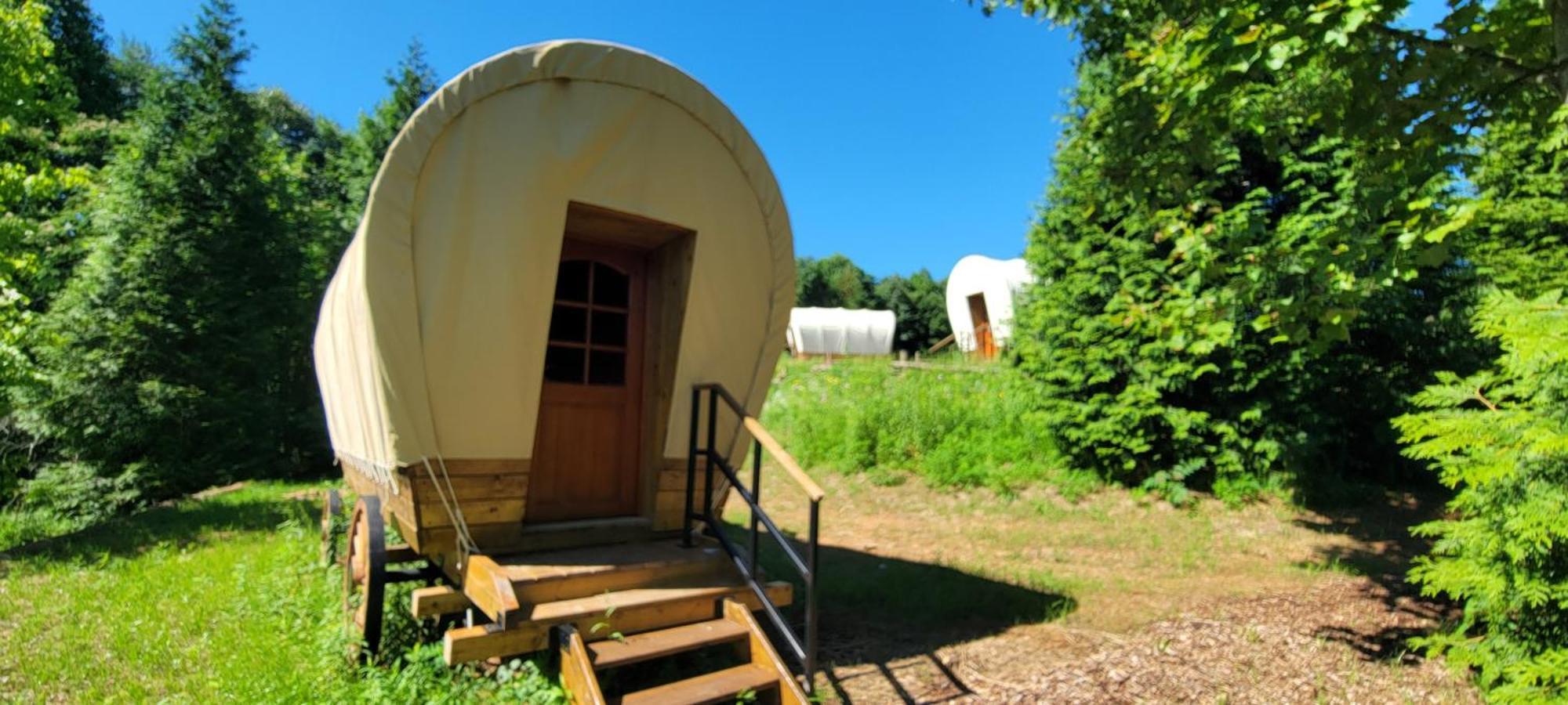 Covered Wagons Hill Camp - Wagon 4 Lenoir Exteriér fotografie